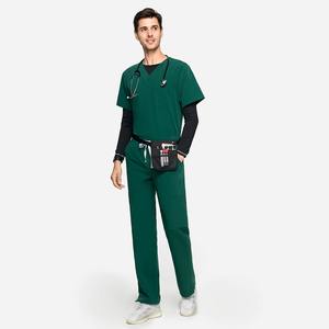 Conjuntos de uniformes de Enfermería de tela tejida ecológica de alta calidad OEM/DOM hermoso diseño de uniformes de hospital personalizables - Product Image 1