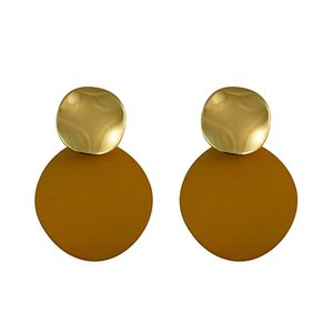 Boucles d'oreilles artisanales en laiton massif à vendre et boucles d'oreilles décoratives en laiton de haute qualité pour femmes taille personnalisée meilleur prix - Product Image 4