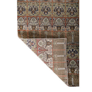 Alfombra de Lana Anudada a Mano Aprezo Verde Pae-6483(Fr) Rectangular con Patrón Floral para Decoración de Sala de Estar, Tamaño Rectangular 9x12 - Product Image 5