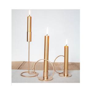 Bâton moderne bougeoir décoratif pour mariage Bougeoir multicolore au design luxueux en métal pour mariage et événement - Product Image 3