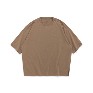 เสื้อทีเชิ้ตสำหรับผู้ชายเสื้อยืดสตรีทแวร์ผ้าฝ้ายบ็อกซี่250 GSM - Product Image 2