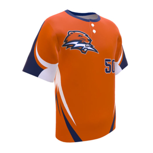 2025 haute qualité sur mesure vous possédez Design Sublimation impression numérique cousu baseball uniforme équipe maillot - Product Image 5