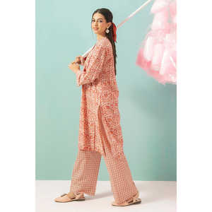 Ensemble 2 pièces élégant pour femme en mousseline imprimée TL-62016, grande taille, longueur genou avec fermetures éclair, pour fêtes et tenues de travail, taille unique et XS - Product Image 5