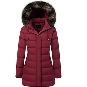 Chaqueta Acolchada con Capucha, Cierre Completo, Gruesa, Transpirable, para Invierno, con Forro Desmontable, Color Personalizable, Tallas para Adultos - Product Image 1