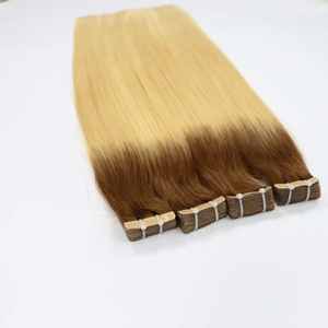 Paquetes de pelo vietnamita crudo de la mejor calidad al por mayor cinta en extensiones de pelo recto color degradado - Product Image 2