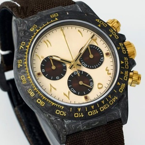 Reloj deportivo automático de fibra de carbono personalizado especial DIW 4130 de lujo, reloj de hombre de caucho - Product Image 4