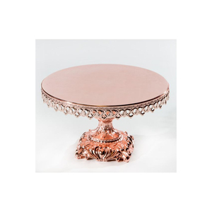 Présentoir à gâteau en métal présentoir à gâteau en or pour anniversaire de mariage et tous les événements présentoir décoratif pour vente chaude au prix le plus bas - Product Image 5