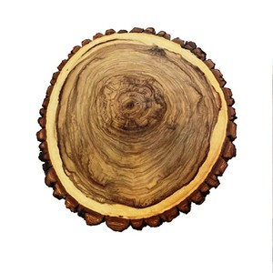 ชามไม้ทรงถั่วแบบหยาบสไตล์วินเทจผลิตภัณฑ์จากไม้แบบเก่าชามตกแต่งไม้มะม่วงพร้อมเปลือกไม้ - Product Image 5