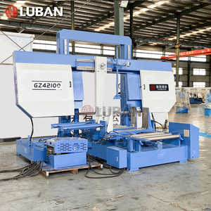 Scie à ruban métallique CNC entièrement <span class=keywords><strong>automatique</strong></span> à écran tactile LUBAN GZ42100 pour la découpe en lot de poutres en H - Product Image 3