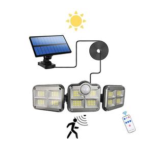 Nhà Sản Xuất Tường Lũ Năng Lượng Mặt Trời Ánh Sáng Đèn Không Thấm Nước <span class=keywords><strong>LED</strong></span> An Ninh Cảm Biến Chuyển Động Năng Lượng Mặt Trời Ánh Sáng Ngoài Trời Cho Patio Sân Vườn Nhà Để Xe - Product Image 2