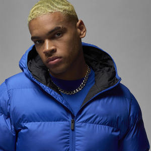 Recién llegado, chaqueta acolchada para hombre, Color azul, cremallera completa, ropa informal de manga larga, ropa para hombre, chaqueta acolchada de moda - Product Image 4