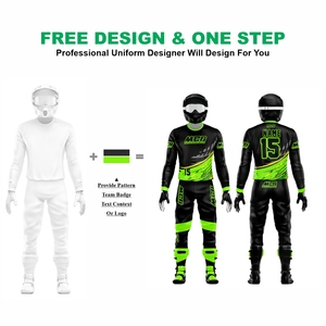 Meilleure qualité élégante DTF impression par transfert de chaleur Dirt Bike tout-terrain ATV VTT et Motocross tissu extensible vêtements de course - Product Image 2
