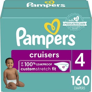 ผ้าอ้อมเด็ก Pampers ผ้าอ้อมเด็กแบบใช้แล้วทิ้งขนาด4 (160) ผ้าอ้อมยืดได้ตามต้องการ - Product Image 2