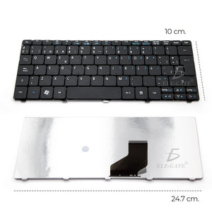Teclado Virtual Compatible con Acer One Aspire D255 D260, Interfaz USB, Membrana, Estilos de Operación Mecánica, RGB, Francés, Español - Product Image 2