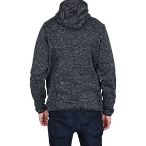 Sweat à capuche homme couleur anthracite avec poignets et ourlet côtelés et capuche à cordon de serrage réglable pour une coupe classique et confortable - Product Image 6