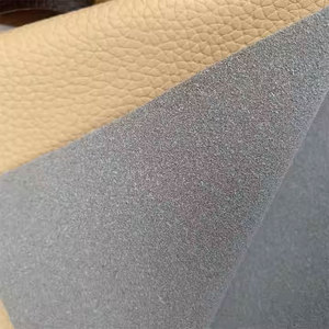 หนังแท้สีดำ100% ขนาด1.20มม. เป็นมิตรกับสิ่งแวดล้อมผ้าหนังแท้ - Product Image 4