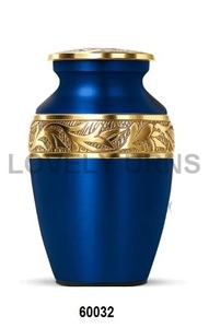 Pequeña Urna Decorativa Mini para Cenizas Humanas - Recuerdo Azul para Mujeres y Hombres - Product Image 1