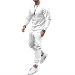 Ensemble de survêtement deux pièces pour homme, hiver 2026, pour sport et fitness, avec logo personnalisé, imprimé, respirant, écologique et uni - Product Image 5