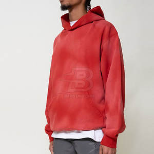 Pull personnalisé de haute qualité Sweats à capuche délavés au soleil Tenue décontractée d'hiver avec motif solide - Product Image 4
