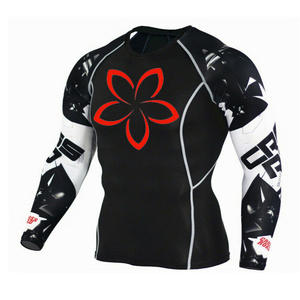 Dropshipping Rashguard personnalisé Jiu Jitsu MMA à manches courtes en Spandex/Polyester, motif super-héros, pour hommes adultes BJJ - Product Image 3
