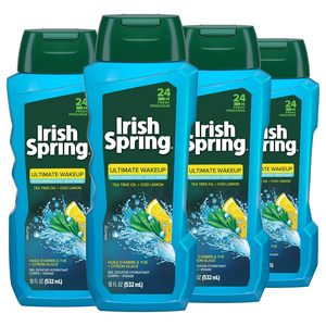 Irish Spring Ultimate Wake Up Tea Tree Gel de Ducha Facial y Corporal para Hombres, Gel de Ducha Hidratante - 18 Onzas Líquidas, 4 - Product Image 1