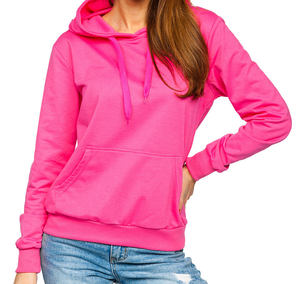 Sweat-shirt à capuche court sur mesure, streetwear, vêtements décontractés lourds, sweat-shirts vierges pour femmes - Product Image 1