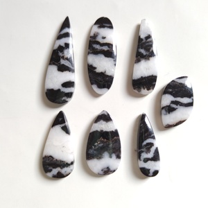 Alta calidad Natural Buffalo Jasper Moissanite Cabochon Joyería de cuarzo suelto Precio al por mayor - Product Image 1