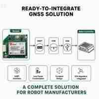 Module GNSS RTK multibandes ZED-F9P-04B avec précision au centimètre près pour la robotique aérienne et les levés topographiques