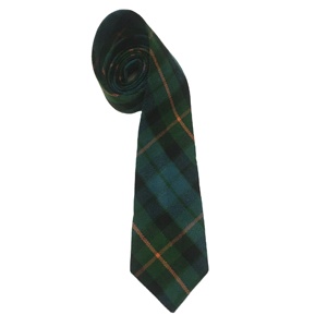 Corbata escocesa de lana con estampado de tartán, con posibilidad de incluir el patrón de tartán ancestral. - Product Image 1