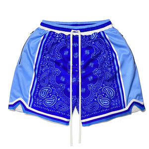 Short de basket-ball léger et respirant pour hommes, design personnalisé avec motif solide à cordon de serrage et derniers vêtements de sport écologiques - Product Image 5