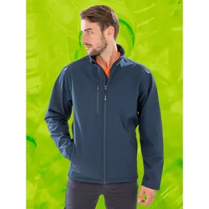 Veste imperméable softshell 3 couches durable en matériaux recyclés, écologique, pour le merchandising - Product Image 2