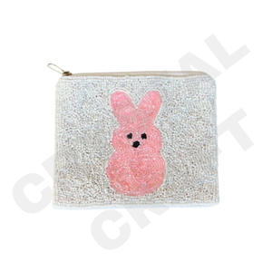 Monedero con cuentas de semillas de árbol de Navidad personalizado, hermoso accesorio de moda con características de accesorios de moda - Product Image 3