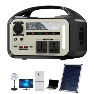 Prix bon marché petite station de batterie externe de stockage d'énergie au lithium 350W générateur solaire portable de secours
