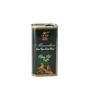 Boîtes en fer blanc personnalisées avec couvercle pour huile d'olive, chocolat, biscuits, aliments pour animaux – Fabriquées en tôle métallique - Product Image 1