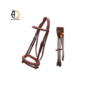 Pechera de Cuero para Caballo con Acolchado Suave y Martingala de Cuero - Product Image 1