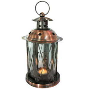 Faroles de metal plateados hechos a mano con diseño elegante para decoración del hogar, color y tamaño personalizables - Product Image 1