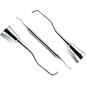 เครื่องมือขูดหินปูนทางทันตกรรมแบบสองด้าน ทำจากสแตนเลสคุณภาพสูง ดีไซน์แบบกลวง ทนทาน ใช้งานด้วยมือ เกรด A+ มาตรฐาน CE - Product Image 6