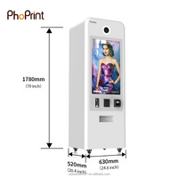 Machine à photos instantanées de style coréen pour les fêtes, avec paiement par selfie