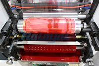 Automatique 6 7 8 9 10 Couleur Pleine Servo-Driven Pétale Type Flexo Unité PVC Film Étiquette Papier Machine D'impression De Coupe pour Bouchon De Bouteille