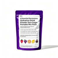 OEM Volwassenen Elektrolyten Hydratatiepoeder Hoge Metabolische Levensduur Immuniteit Ondersteuning 6 Mineralen Vitamine C Natuurlijke Bulk Export Privé