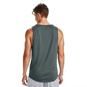 Hot Streetwear Oversized Unisex Gym Tank <b>Top</b> Custom Cut Off Sleeveless Customized Dark <b>Green</b> Color T-shirt Printing Muscle Shirt - Product Image 5