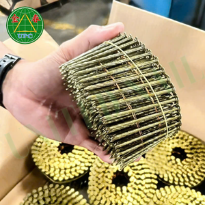 ตะปูเหล็กอุตสาหกรรมขนาด 2.1x32 มม. แบบม้วน ชุบสังกะสีโครเมตสีเหลือง  แบบเรียบ/หัววงแหวน/ก้านเกลียว สำหรับงานก่อสร้าง - Product Image 4