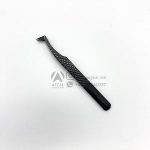 Extensions de cils en vrac de marque privée pince à épiler Logo personnalisé accessoires outil pince à cils ensemble or boîte en acier finition inoxydable - Product Image 1