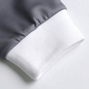 Ensemble de survêtement à capuche zippé en molleton de coton de haute qualité, respirant et chaud, vêtements de sport pour hommes - Product Image 6