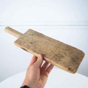 Planche à découper en bois rustique vintage, planche à découper en bois massif pour la décoration de cuisine de ferme et l'affichage de style antique - Product Image 3