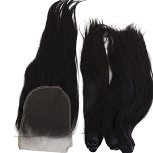 วิกผมแท้3มัดผมตรงแบบบราซิล - Product Image 4