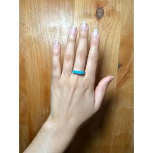 Navajo Handmade Opal Sterling <b>Silver</b> <b>Ring</b> Marquise Shape Vermeil Rhodium Gold Gemstone Statement Jewelry for Everyday Wear - Product Image 4