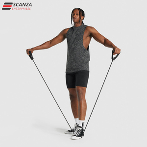 เสื้อกล้ามแขนกุดสำหรับผู้ชายเสื้อกีฬาแขนกุดทรงหลวมเข้ารูปผ้าฝ้ายแห้งเร็วสำหรับฤดูร้อน - Product Image 2