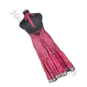 Hippy Boho 2025 été Floral longue Maxi robe femmes Loos ajustement soirée plage porter été soleil Maxi robe - Product Image 2