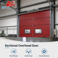 Portes Industrielles Modernes à Enroulement Disponibles en Plusieurs Couleurs et Tailles avec Panneaux de Vision Optionnels, Idéales pour les Usines